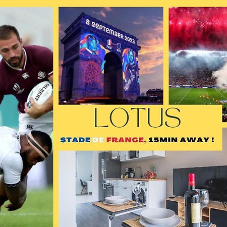 Апартаменти Le Lotus - Self Checkin - 20Min From Paris - Free Parking Around Дрансі Екстер'єр фото